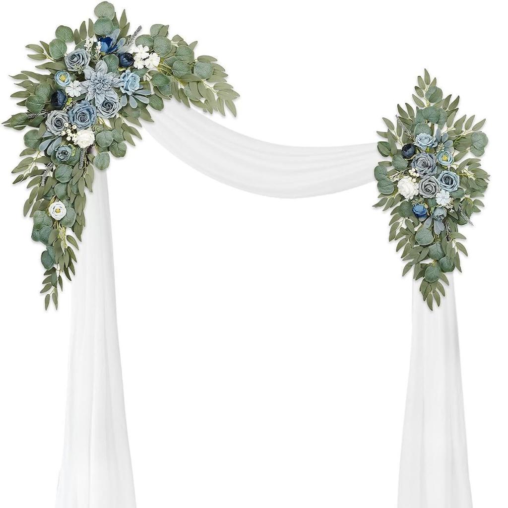 Wedding Arch Decoration Corner Flower Simulation Stage Background Flower Ceremony And Reception Background Decoration