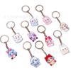 New Hatsune Miku Lolita Animation Soft Cute Acrylic Keychain Decoration Backpack Keychain Small Anime Cartoon Frind Fashion Toys