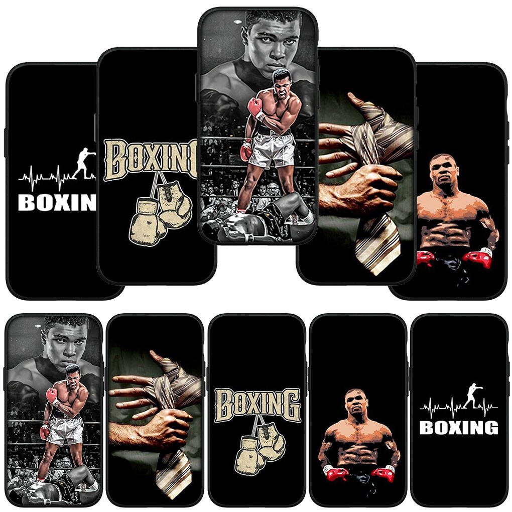 Phone Case for Samsung Galaxy S25 S23 S22 S24 Ultra FE A05 A06 A15 A16 A36 A37 A35 A54 A55 A56 A57 A25 A26 A53 Kickboxing Strong Boxing Gloves Cover