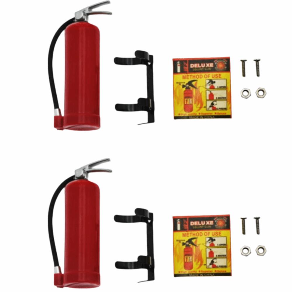 2Set Plastic RC Decorative Fire Extinguisher for TRX4/SCX10/D90 RC Cars For RC Rock Crawler