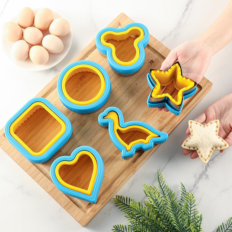 Sandwich cutting and sealing machine, biscuit plastic cutting machine, household kitchen tools, baking molds, creative cutting