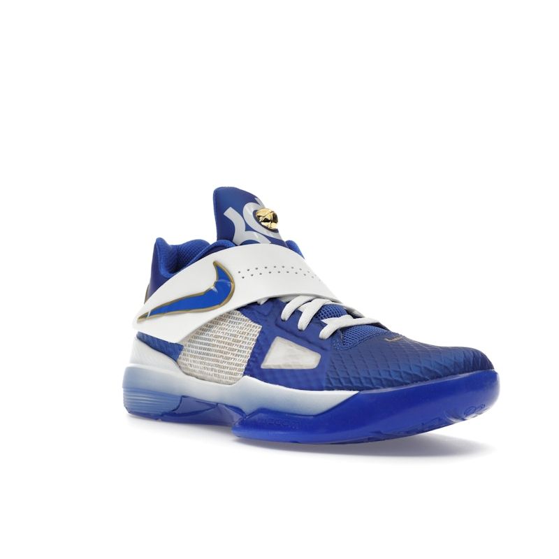 Nike Zoom KD 4 The Real MVP - Hyper Royal Men Sneakers Blue Summit-White Metallic-Gold FZ3540-400