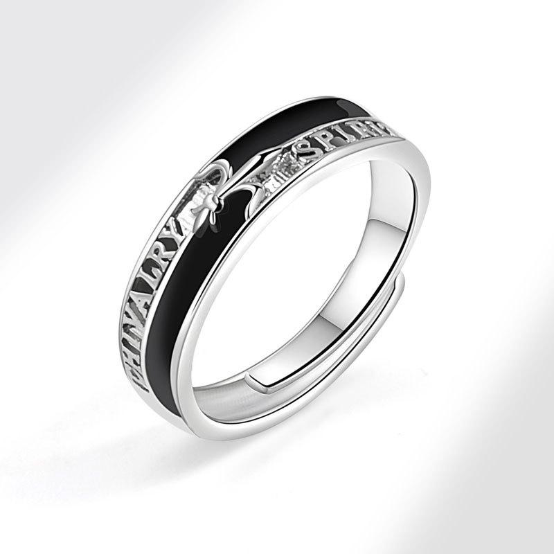 Aukštos kokybės spalvingas emalio širdelės atviro žiedo dizainas, paprastas ir dosnus skonis, moteriškas nišinis, aukštos prabangos emalio mados tendencijų žiedas, papuošalas