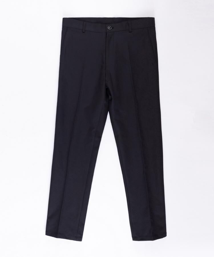 Seuteulaikeu Chino Slim Tapered Trousers (Black)
