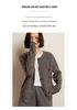 Women's Retro Floral Button-Up Cashmere Cardigan - Round Neck, Thick, Double Pocket, Slimming Knit Sweater for Autumn/Winter