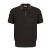 FERRAROMILANO Tone-On-Tone Collared Knit D/Brown (Am0Gtsy25258)