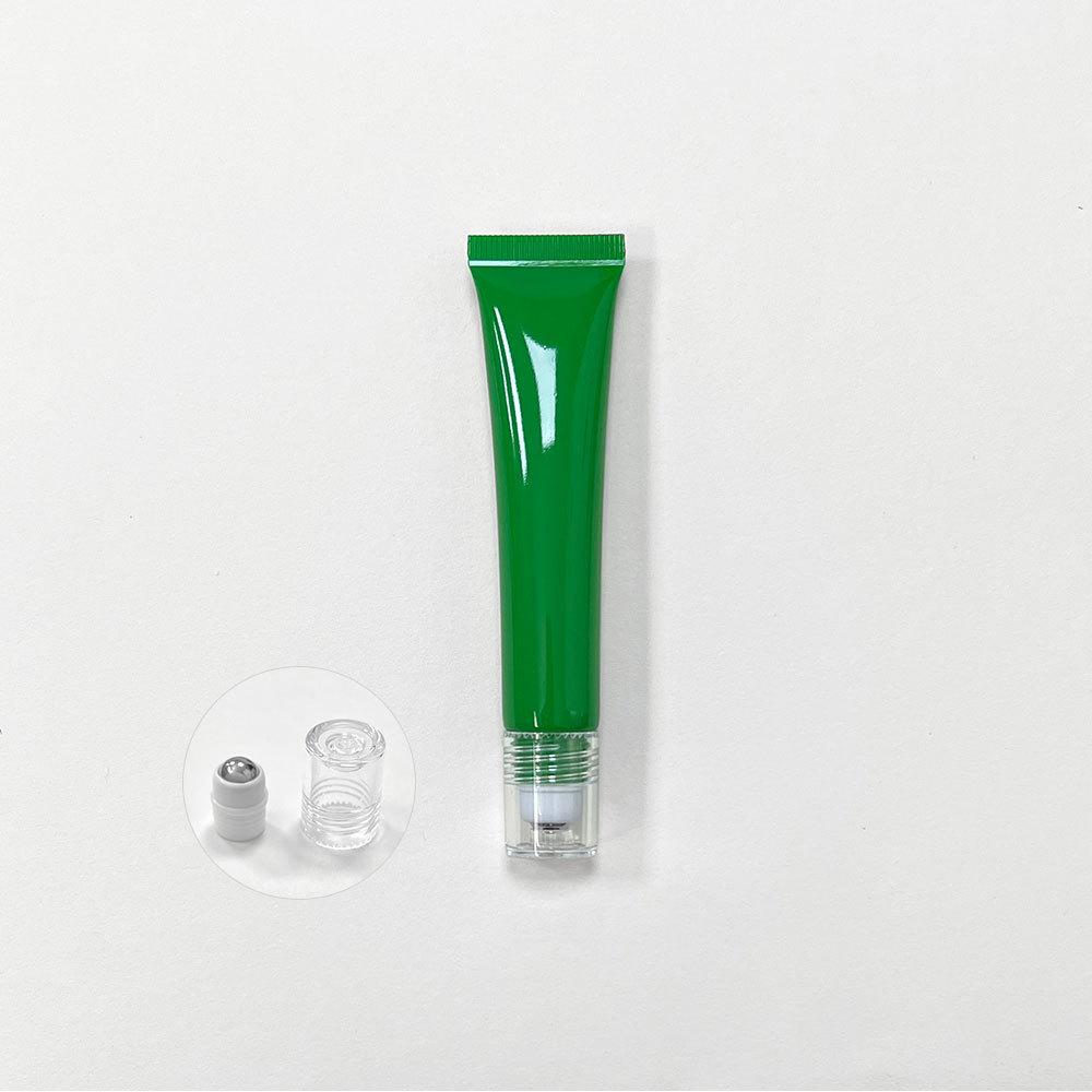 10g-30g Soft Tube Eye Cream with Three Roller Balls & Stainless Steel Roller Ball Bottle