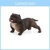 American Bully Pitbull Animal Model Pvc Figurine Collectible Display For Dog Enthusiasts