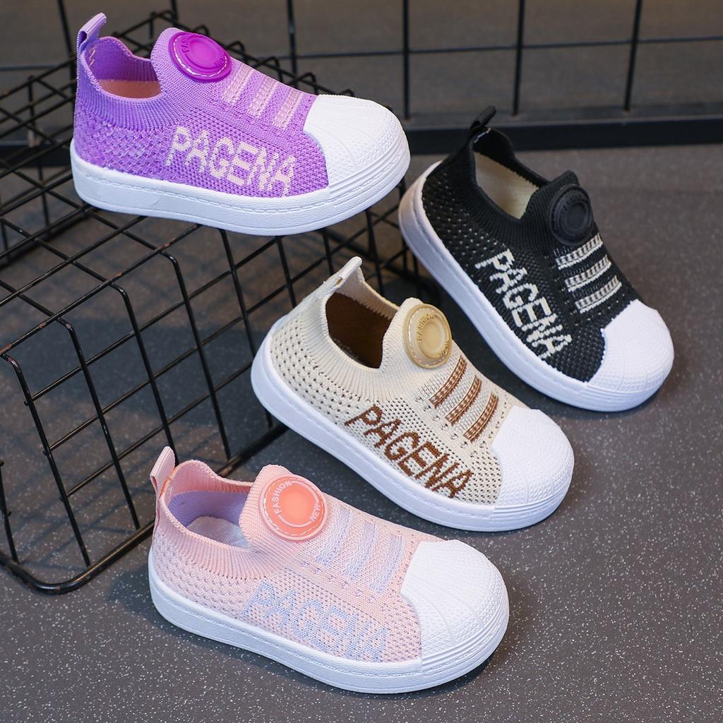 Jungen Sportschuhe Mädchen Fliegengewebte atmungsaktive Mesh-Schuhe 2025 Frühling und Herbst neue Kinder Mesh-Board-Schuhe Weichsohlen Freizeitschuhe