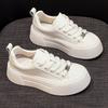Soft sole heightening little white shoes women's 2025 new popular versatile spring and autumn breathable thin casual sports board shoes women