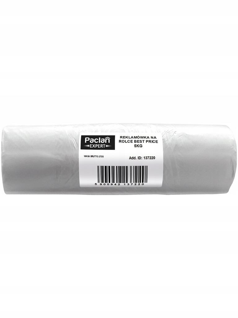 Reklamówki jednorazowe paclan 137221 150szt 43x35cm