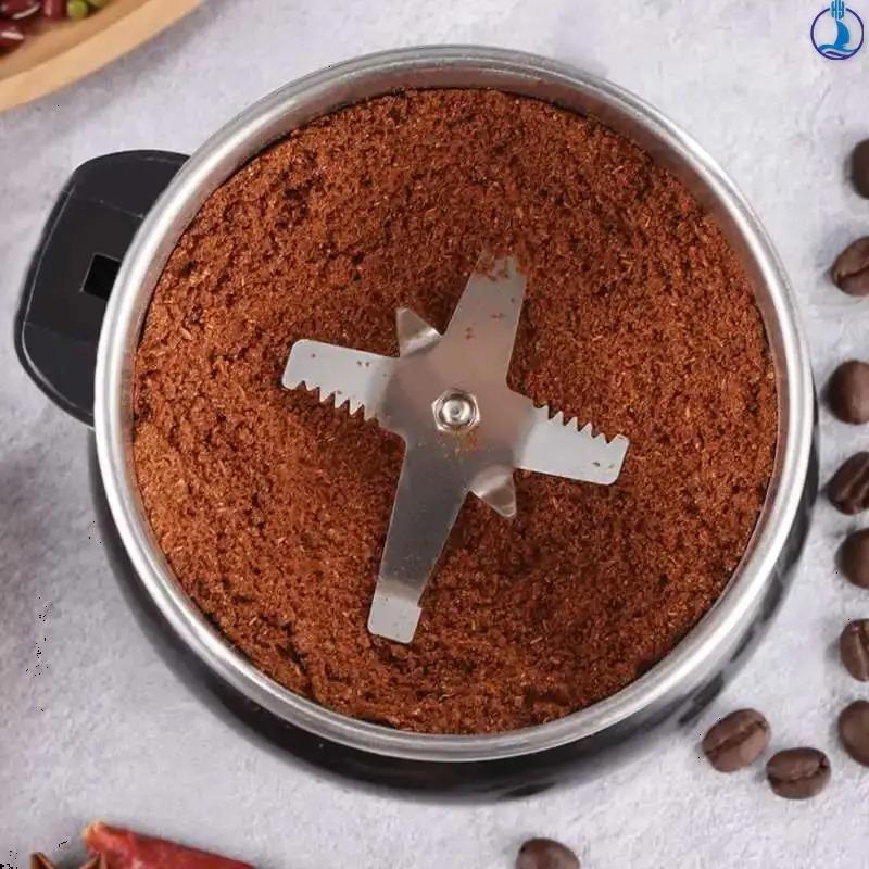 400W Multifunctional Electric Coffee Grinder Machine for Beans Nuts Spices Grains Home Kitchen Use