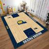 Indiana Pacers Basketball Court Style Area Rug for Home Decor Suitable for Use As an Anti-slip for Living Room Bedroom Sofas