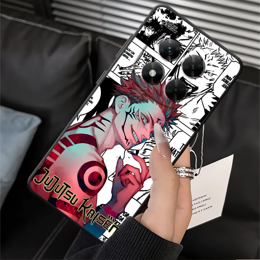 Anime  J-Jujutsu K-Kaisen Soft Back Phone Cover Case for Xiaomi Poco M3 M4 Pro C65 F3 F4 F5 M5 C50 C51 X3 X4 X5