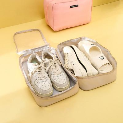 Durable Double-layer Shoe Storage Bag Large Capacity Dustproof Shoe Bag with Handle Shoe Cover