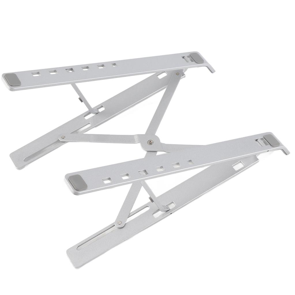 Desk Laptop Stand Foldable Aluminum Alloy Computer Stand Portable Laptop Riser Cooling RackSilver