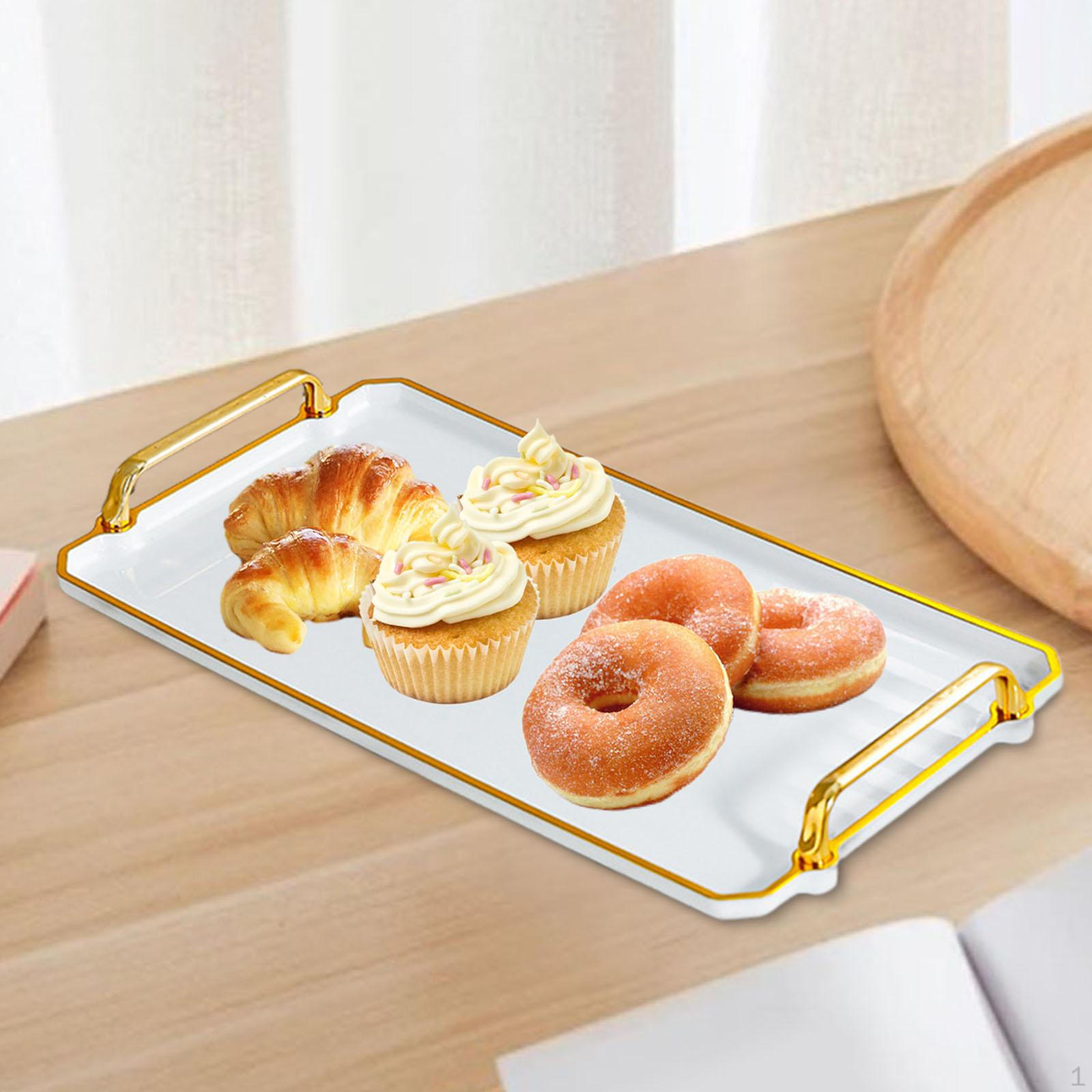 

Современный сервировочный поднос для элегантной домашней трапезы 41cm Smooth Handle