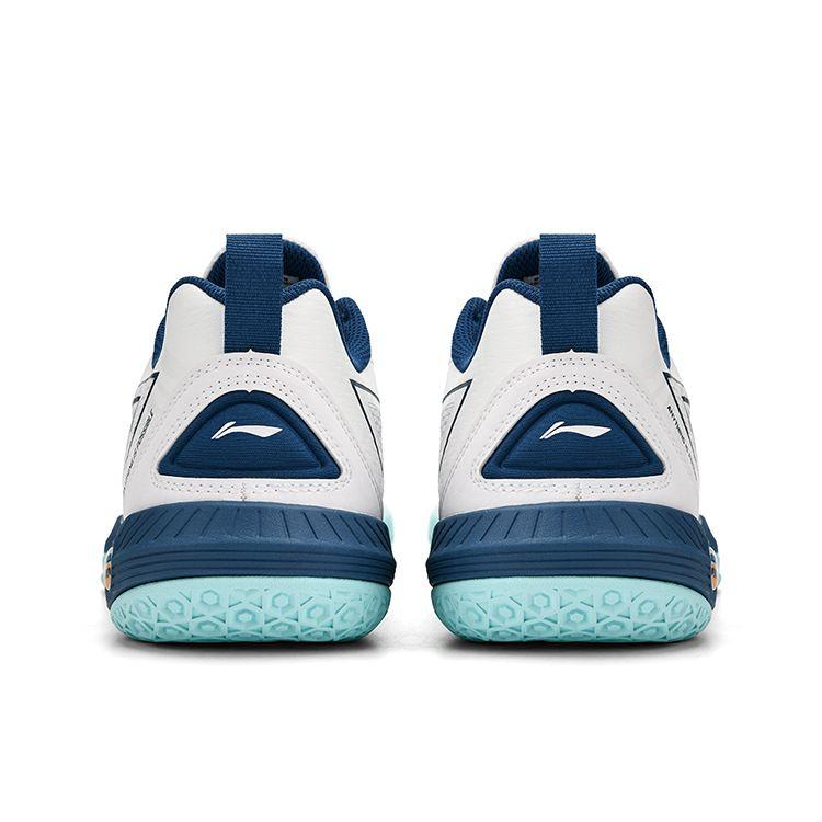 Li Ning Casual Versatile Non-Slip Wear-Resistant Low-Top Badminton Shoes Unisex Shoes White Denim-Blue AYZT003-2