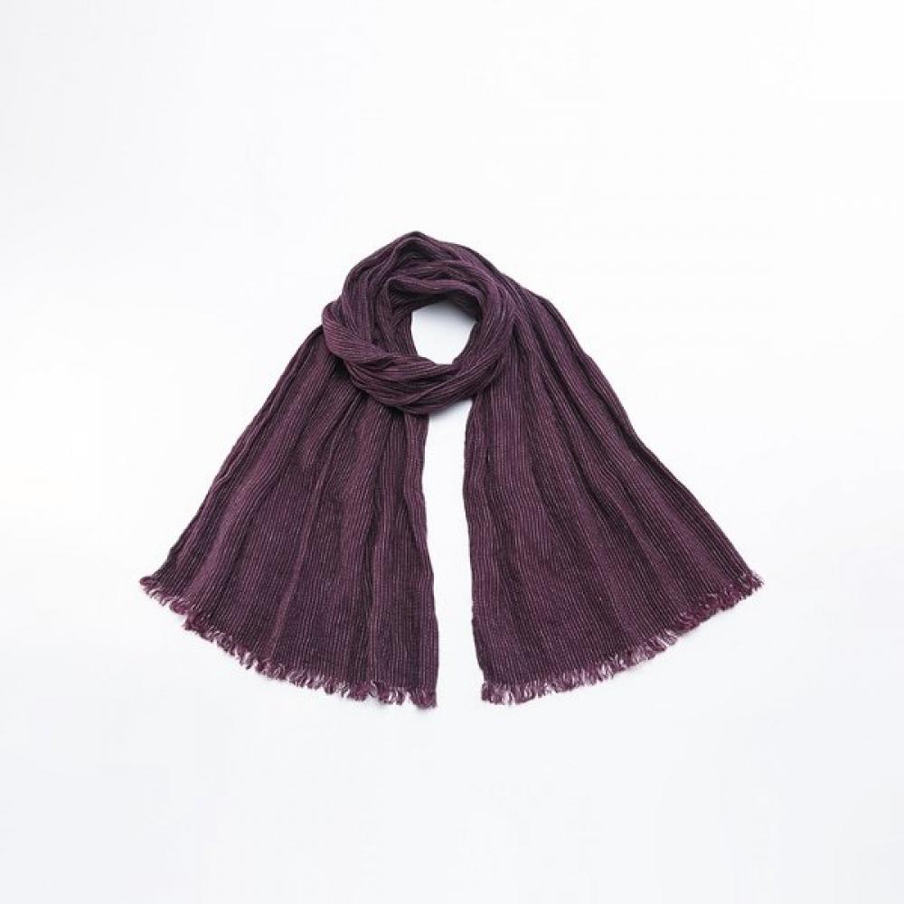 Dal Cashmere Baltic Linen Shawl Scarf 3 Colors purple