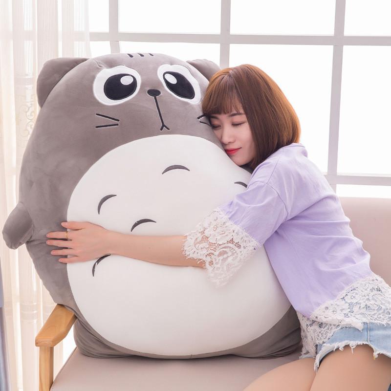 Cuter Totoro Plush Toy Pillow For Kids Bedroom Decor With Soft Short Plush Material Gift For Girls And Boys