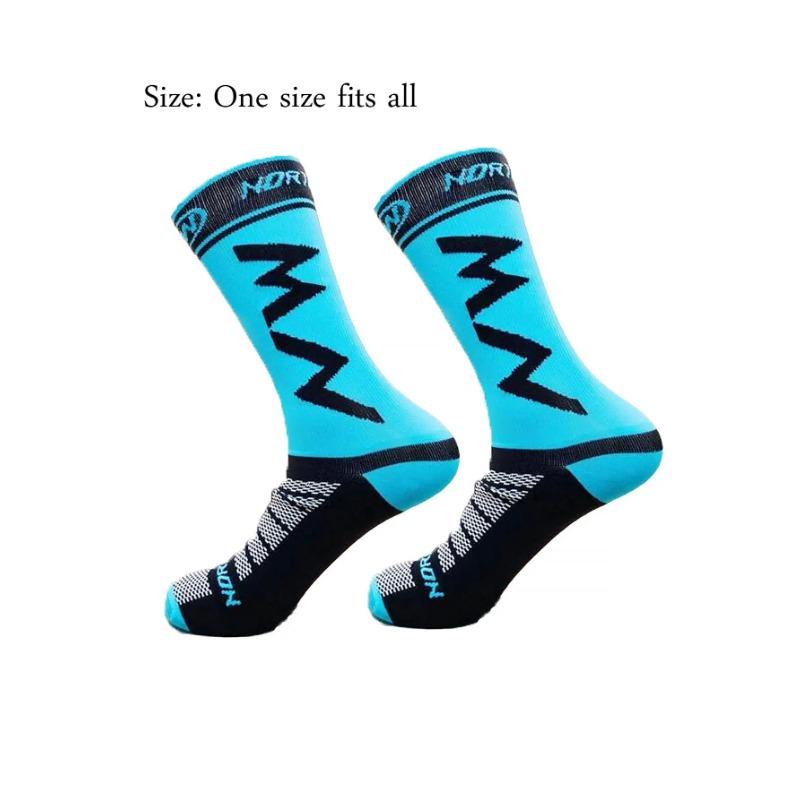 

1 пара носков для бега на открытом воздухе, тренировок по велоспорту, носков для марафона на открытом воздухе, футбольных носков, баскетбольных носков