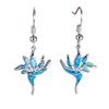 Three Dimensional Torch Fashion Earrings with European and American Style Niche Temperament Versatile Earrings