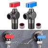 High Quality Red Blue Water Control Valve Brass Cold and Hot Distinction Corner Valve Water Stop Valve Bathroom