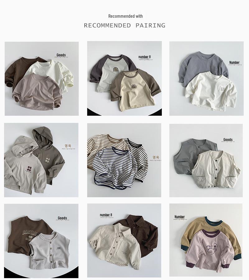 Spring 2025 Children's Cotton Cargo Pants - Trendy, Casual Style for Boys & Girls. Toddler & Baby Japanese-Korean Design.