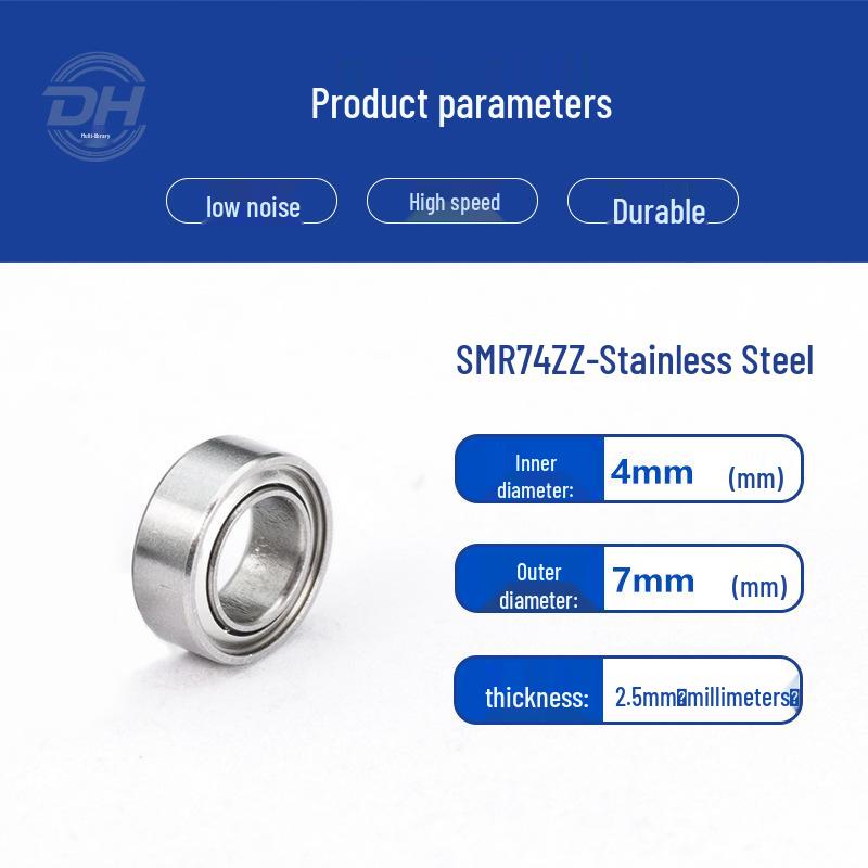 Rust-Proof Stainless Steel Miniature Pulley with Deep Groove Ball Bearing - Anti-Corrosion Gyroscope Ornament Accessory