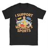 Unisex TShirts I Support Unisexs Sports Strong EmpowerUnisext Novelty Pure Cotton Tee Shirt Short Sleeve T Shirts O Neck Clothes