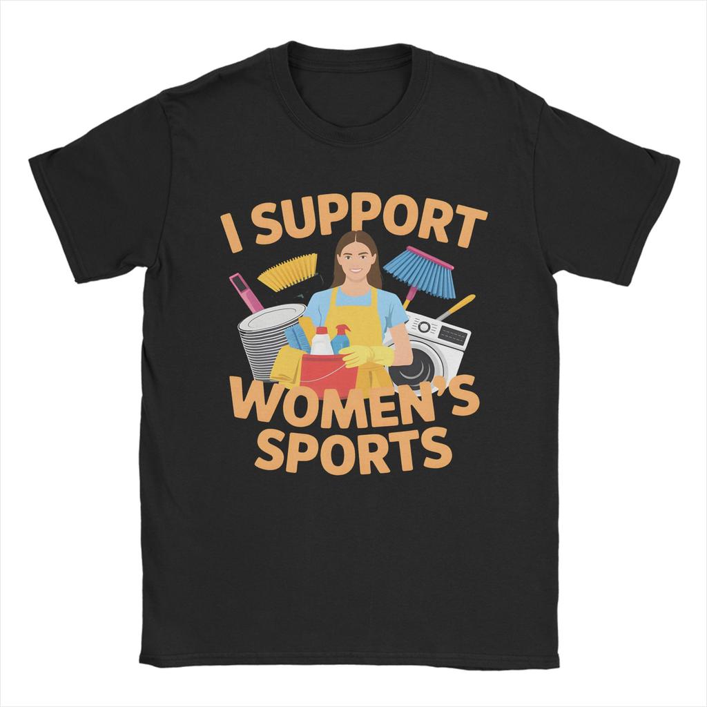 Unisex TShirts I Support Unisexs Sports Strong EmpowerUnisext Novelty Pure Cotton Tee Shirt Short Sleeve T Shirts O Neck Clothes