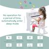 37 Keys Kids Piano Mini Electronic Keyboard Light Kids Musical Instrument Educational Game Children Grand Piano Toy Set w/Stool & Microphone & Music