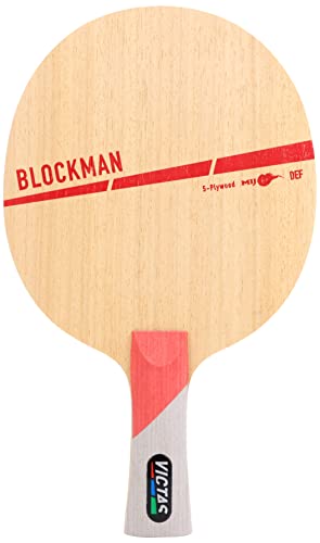 Victas Blockman (BLOCKMAN) Shakehand Racket, Defensive, 158 x 153 mm, 310204