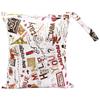 Pattern Diaper Cartoon Bag Knitted Flat Fabric Double Zipper Printing Digital