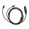 XLR To Dual RCA Cable Female To Male Low Loss Noiseless Y Splitter Duplicator Wire Stereo Sound