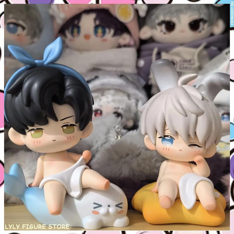 In Stock Love and Deepspace Bath Towel Series Sylus Rafayel Zayne Xavier Cute Anime Figure Pvc Model Collection Ornaments Gifts