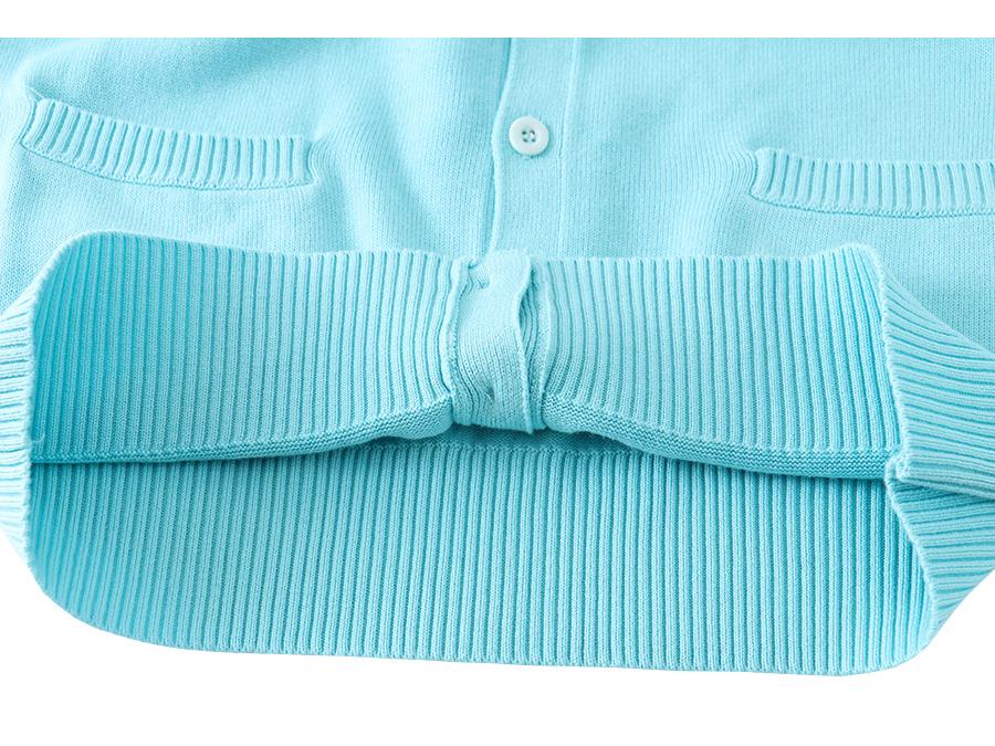 Japanese V-Neck Long Sleeve JK Uniform Cardigan - 7-Needle Thickened Sweater for Spring/Autumn