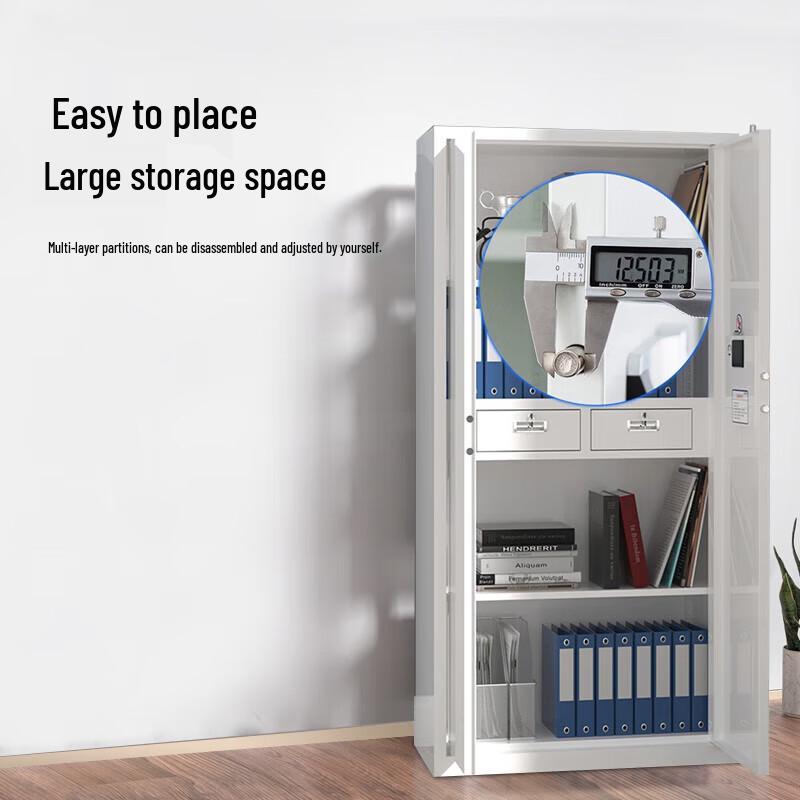 GEPAD GP-185-1D Steel Dual-Door Fingerprint Password Security Safe