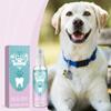 Pet Dental Spray for Dogs and Cats, Plaque Remover Bad Breath Freshener, Gentle Oral Care Cleaner for Pet Teeth Whitening