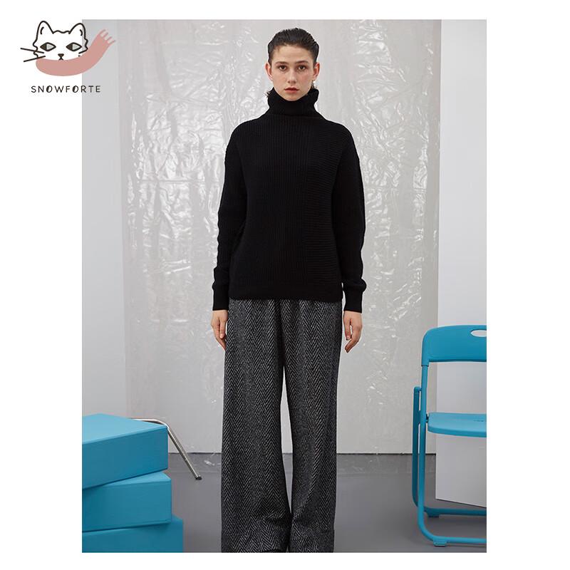 

Sinuofude Women s Cashmere Blend Turtleneck Sweater M165/88A