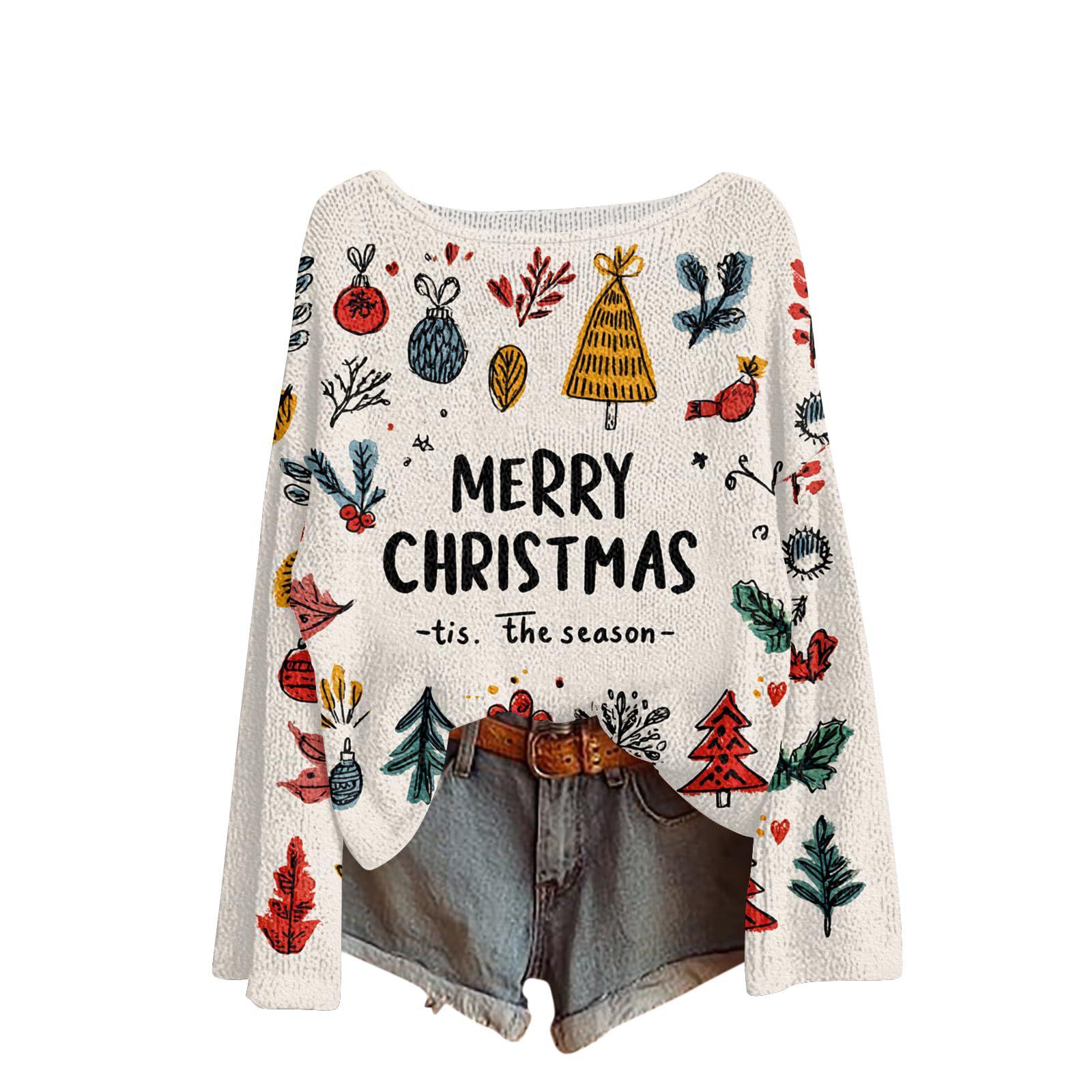 HJY-YZL01-One-word neck pullover sweater 3D printing S