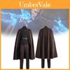 Fantasia Cosplay Premium de Conde Dooku Preto Para Roleplay de Personagem de Filme de Star Wars