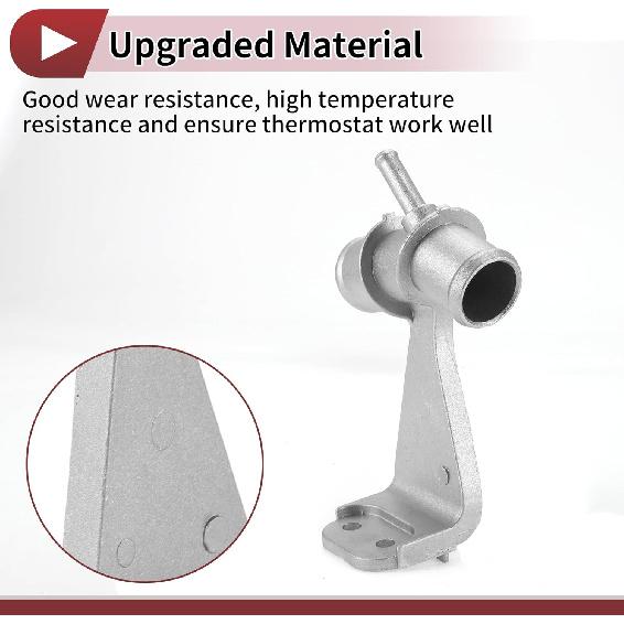 Autothermostat für Toyota Corolla L4 1.8L 2009-2017 für Toyota Matrix L4 1.8L 2009-2014 Motor-Kühlmittel-Thermostatgehäuse-Baugruppe Nr. 1657722030