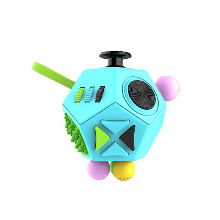 Second Generation 12-Sided Anti-Stress Fidget Cube: Anxiety Relief & Decompression Toy