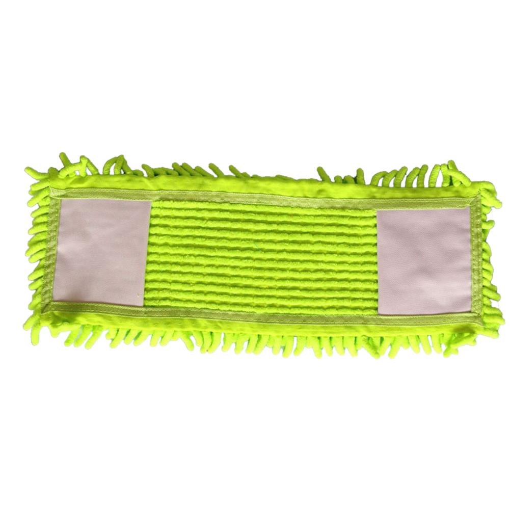 Сменная ткань для чистки швабры из микрофибры, съемная впитывающая влагу для швабры для пола green#0