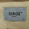 SERGE De Bleu Made In Japan Linen Blend Wide Pants 38 Beige Women Used