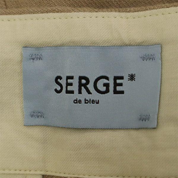 SERGE De Bleu Made In Japan Linen Blend Wide Pants 38 Beige Women Used
