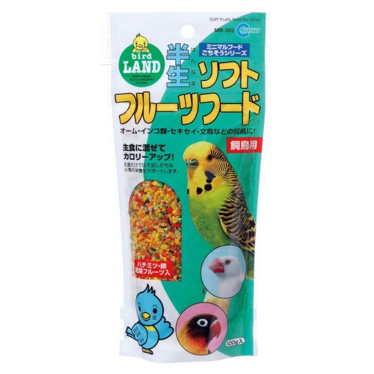 

Marukan Полусырой Мягкий Фруктовый Корм, Яичный Вкус, MB-302, 12 штук