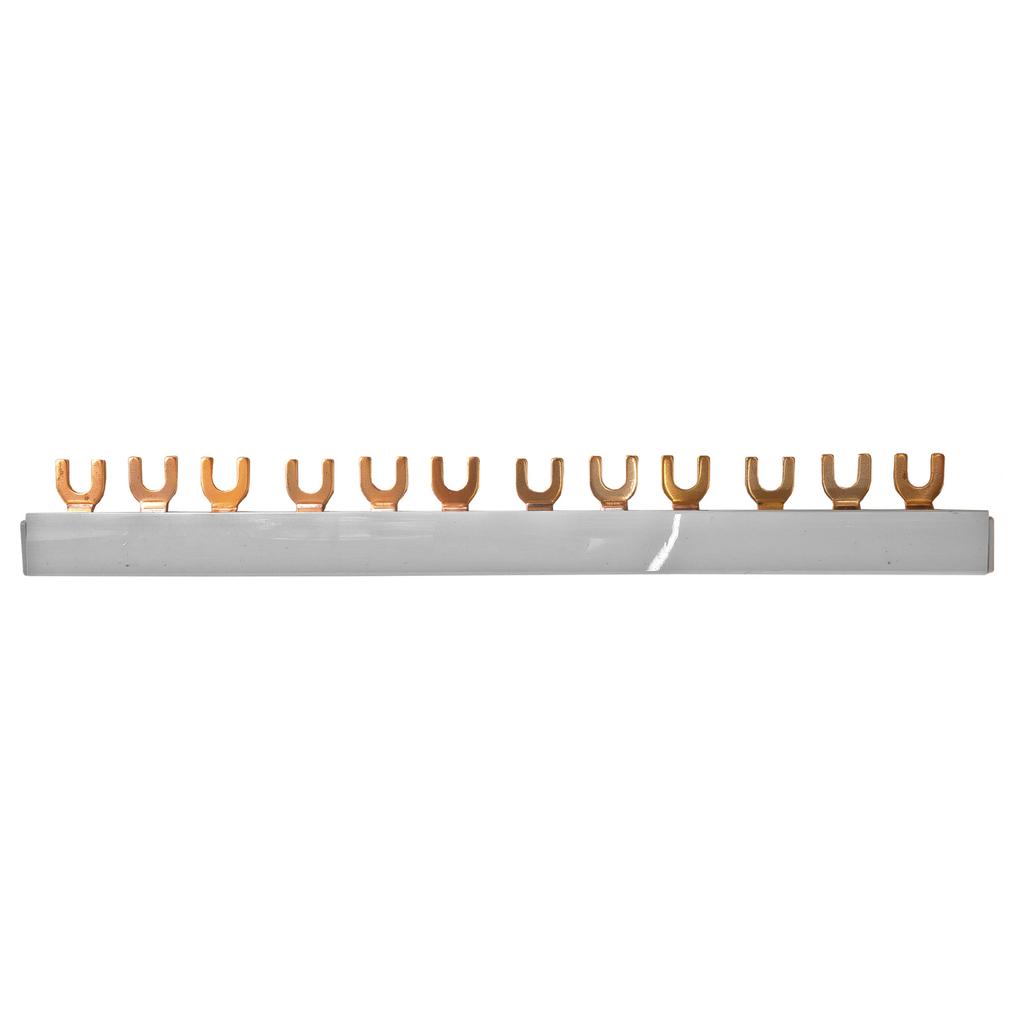 3-Phase 32A 12-Module 12mm2 Comb Busbar Bridge for MCBs