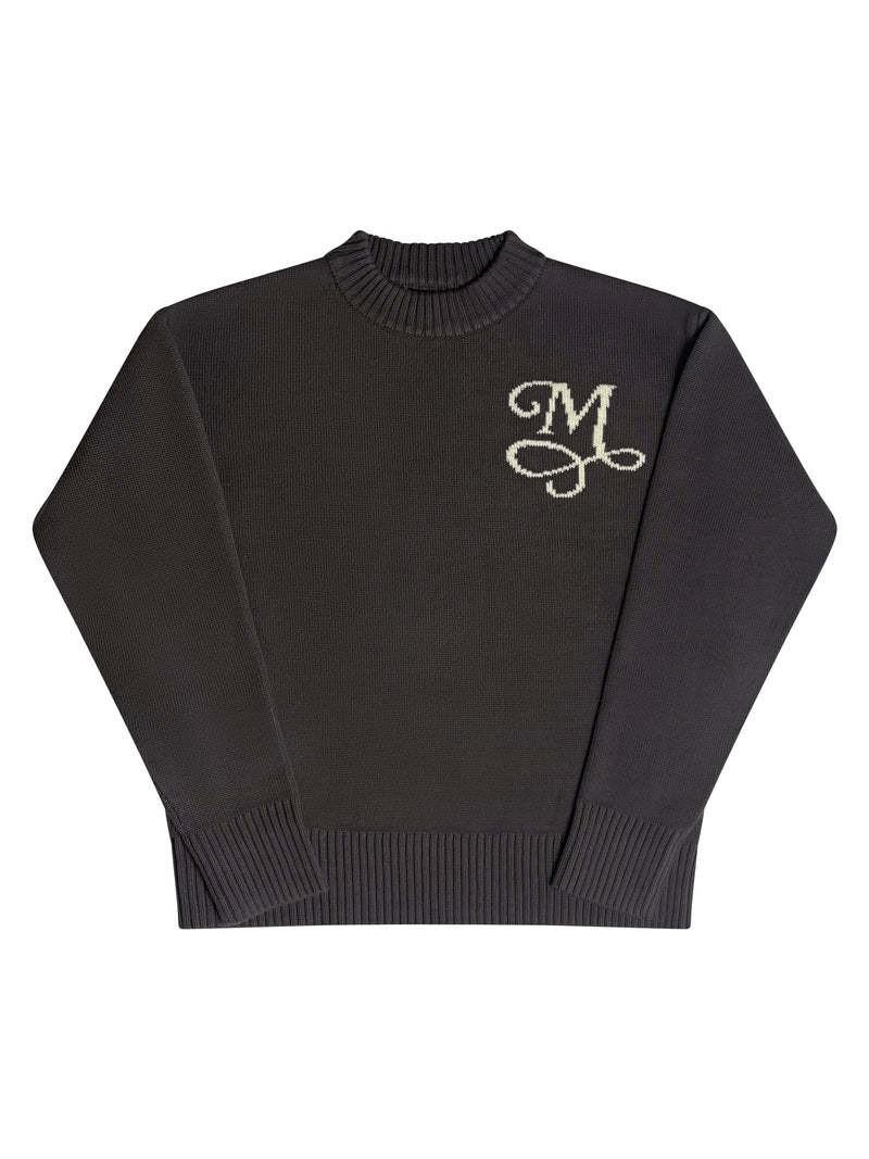 Trendiger Unisex Rundhals Strickpullover – Hohe Qualität black